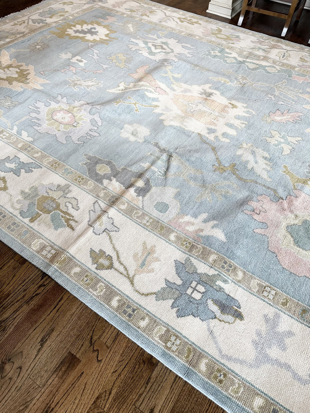 Capri Blue Modern Oushak