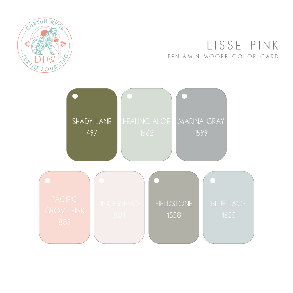 Lisse Pink Modern Oushak