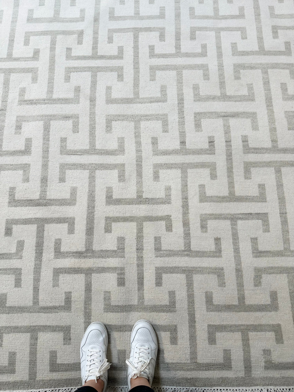 Tyler Neutral Hand-Knotted Wool Rug
