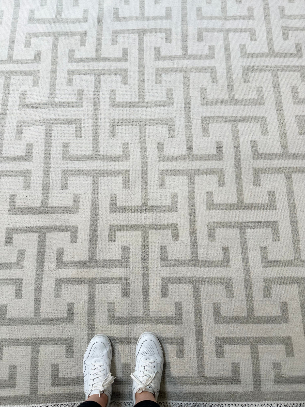 Tyler Neutral Hand-Knotted Wool Rug