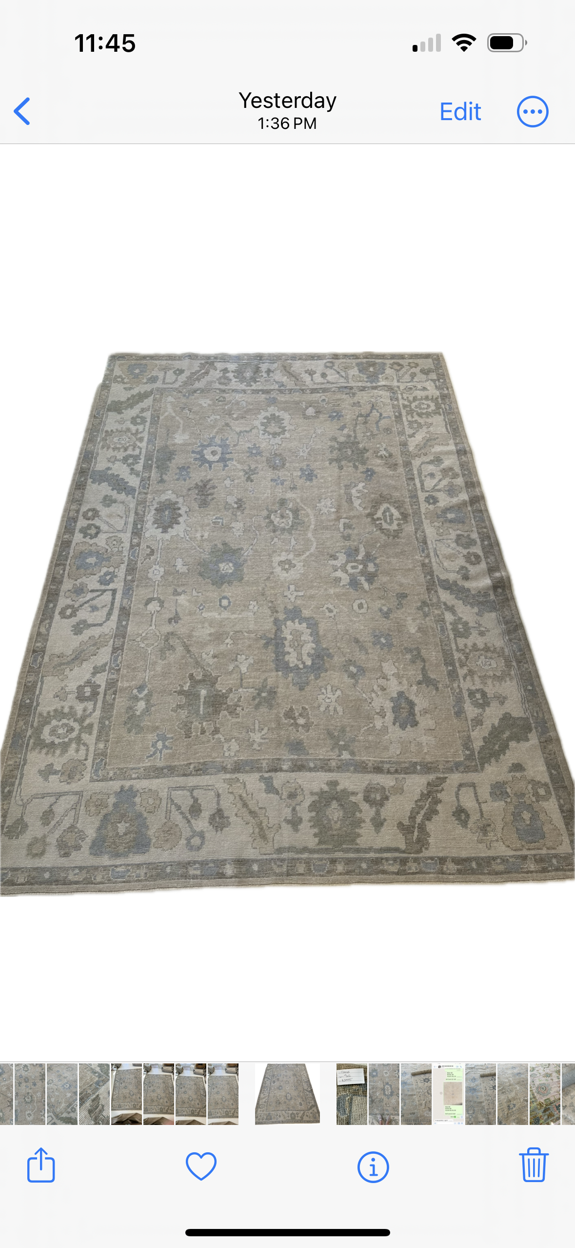 Frances Turkish Oushak Rug