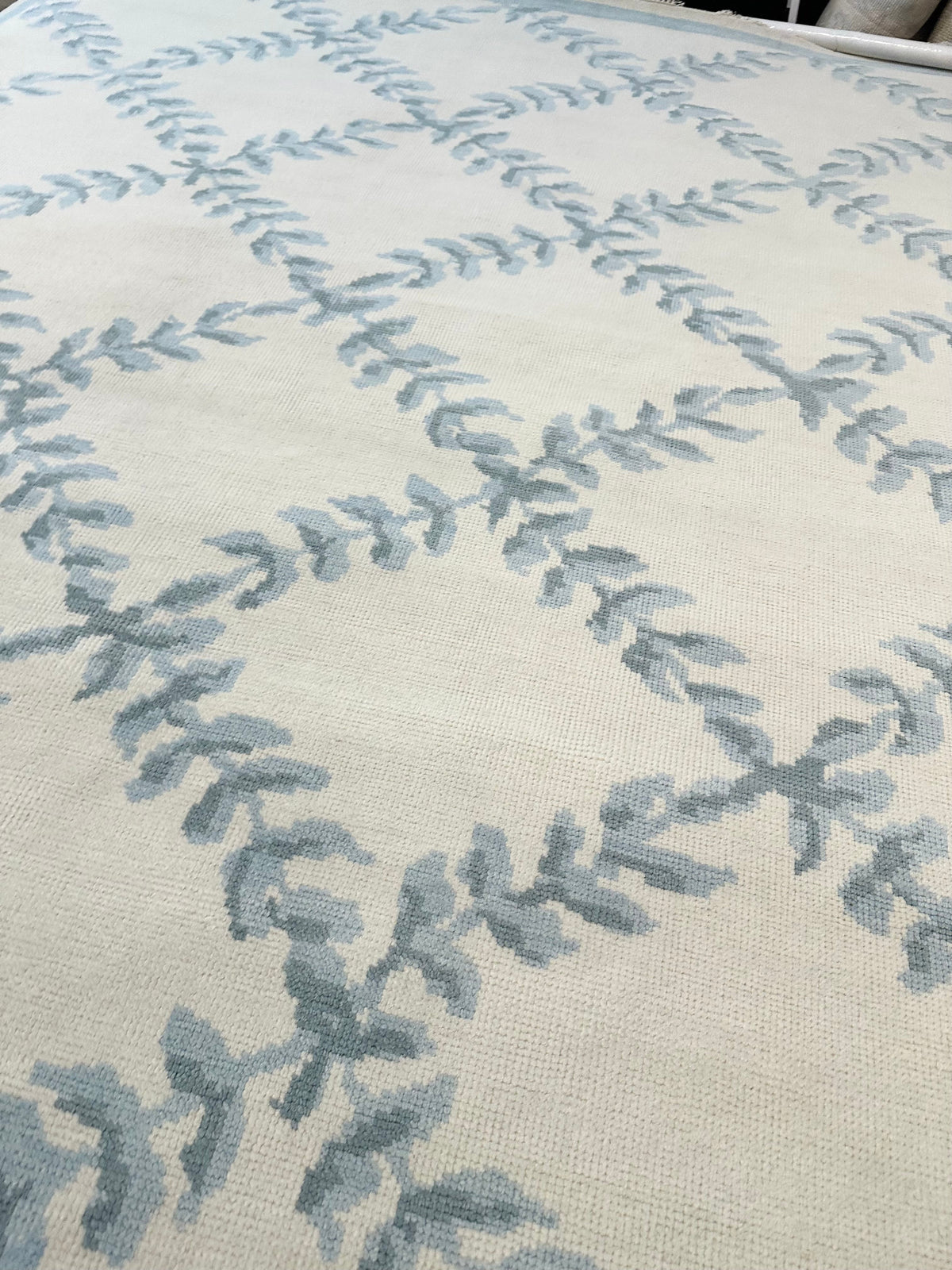 Laurel Canyon Blue Hand-Knotted Wool Rug