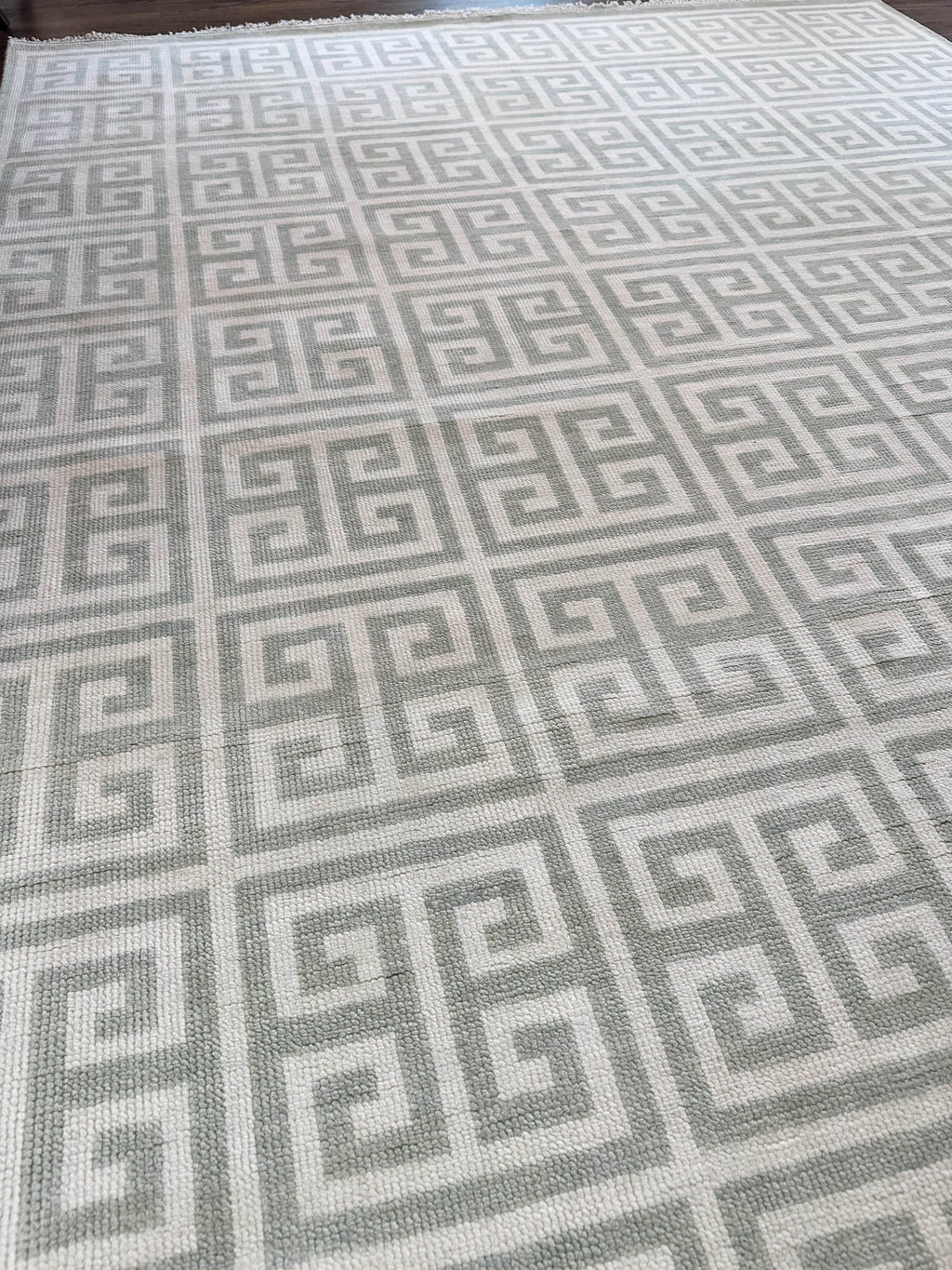 Delphi Green Hand-Knotted Wool Rug