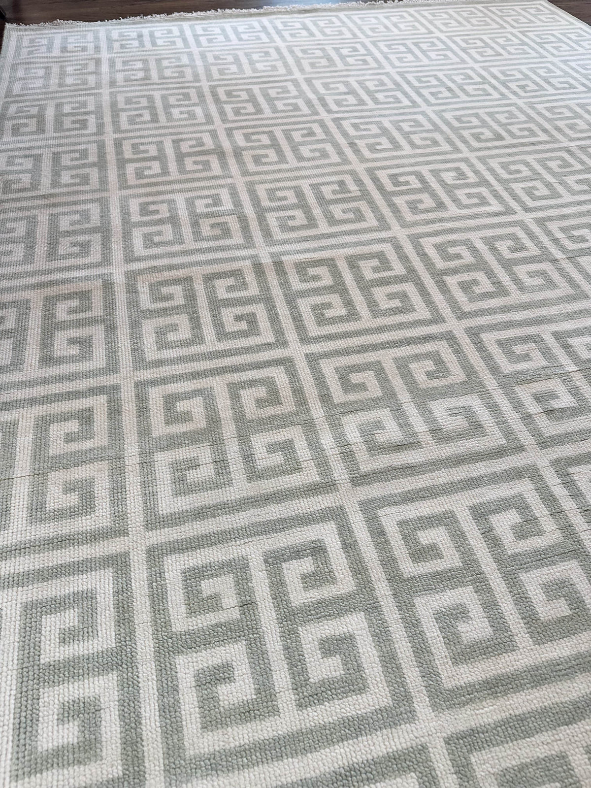 Delphi Green Hand-Knotted Wool Rug