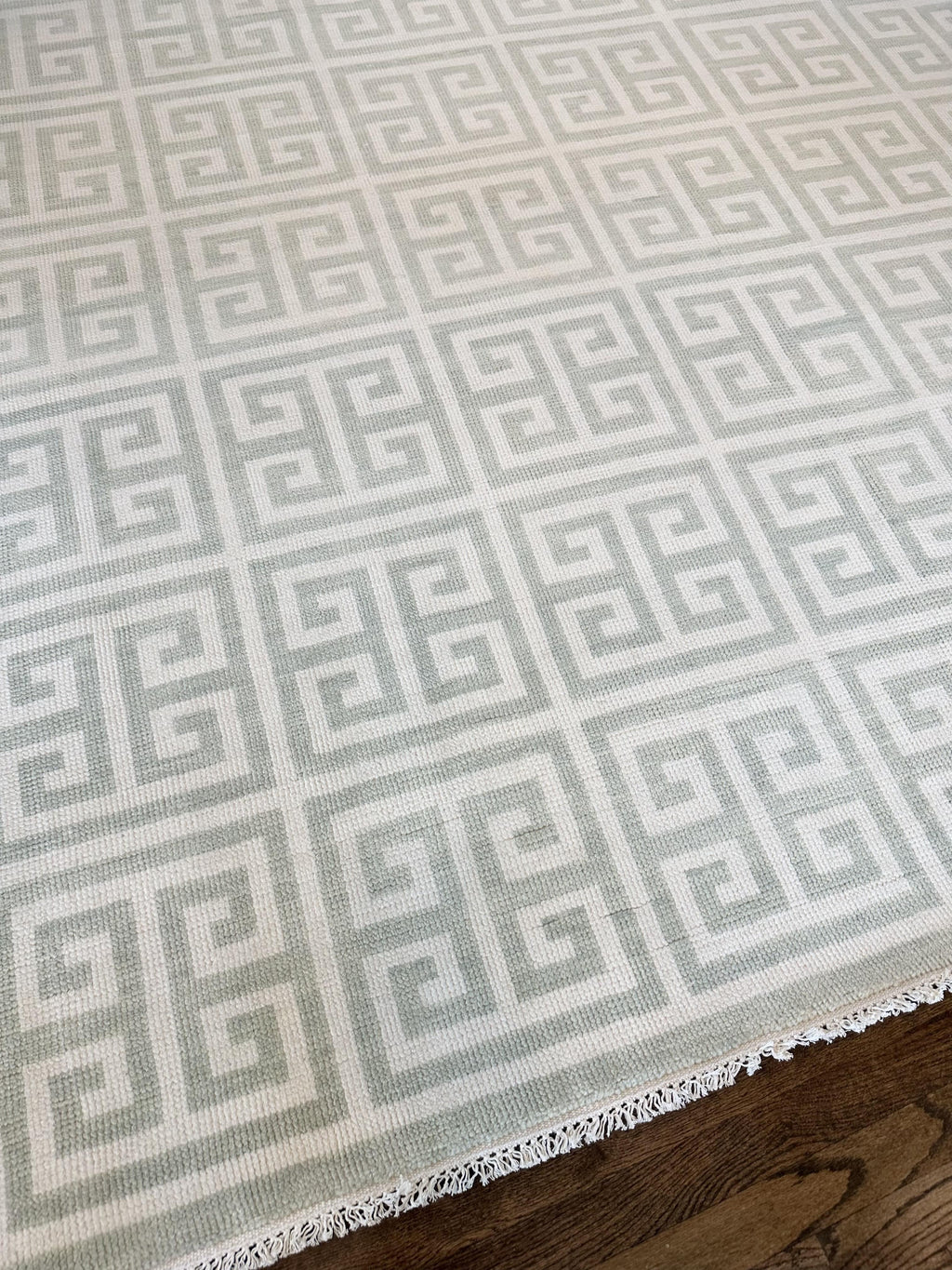 Delphi Green Hand-Knotted Wool Rug