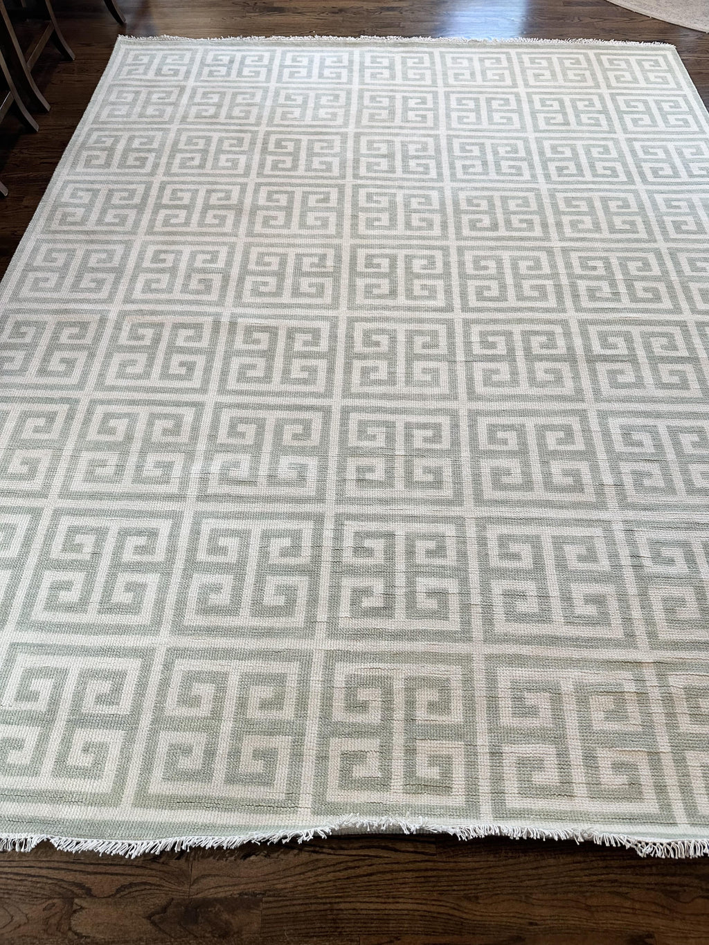Delphi Green Hand-Knotted Wool Rug