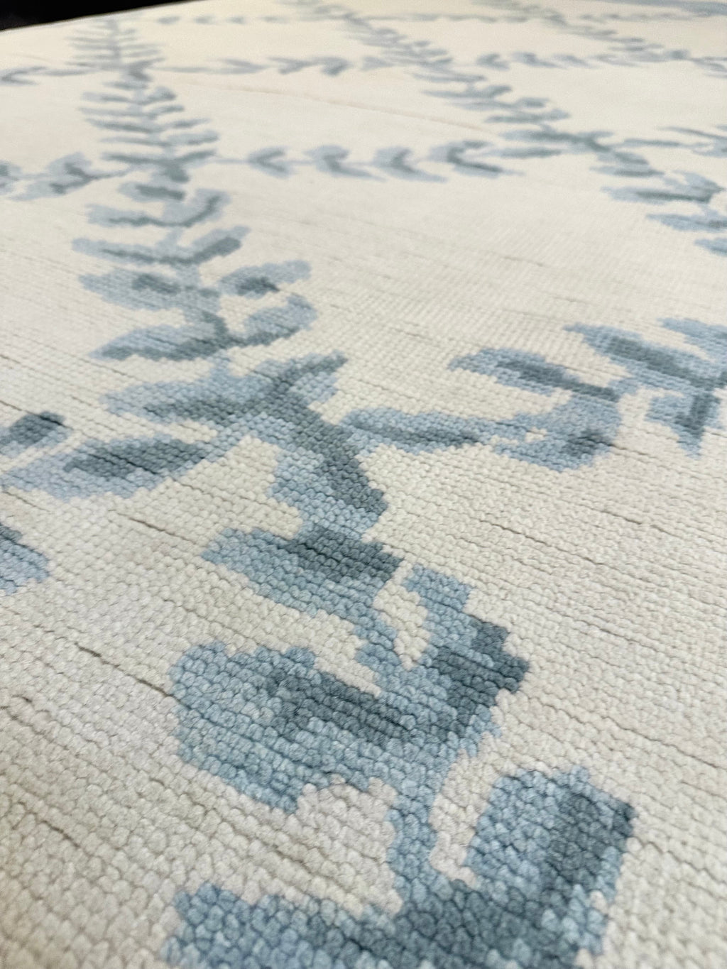 Laurel Canyon Blue Hand-Knotted Wool Rug
