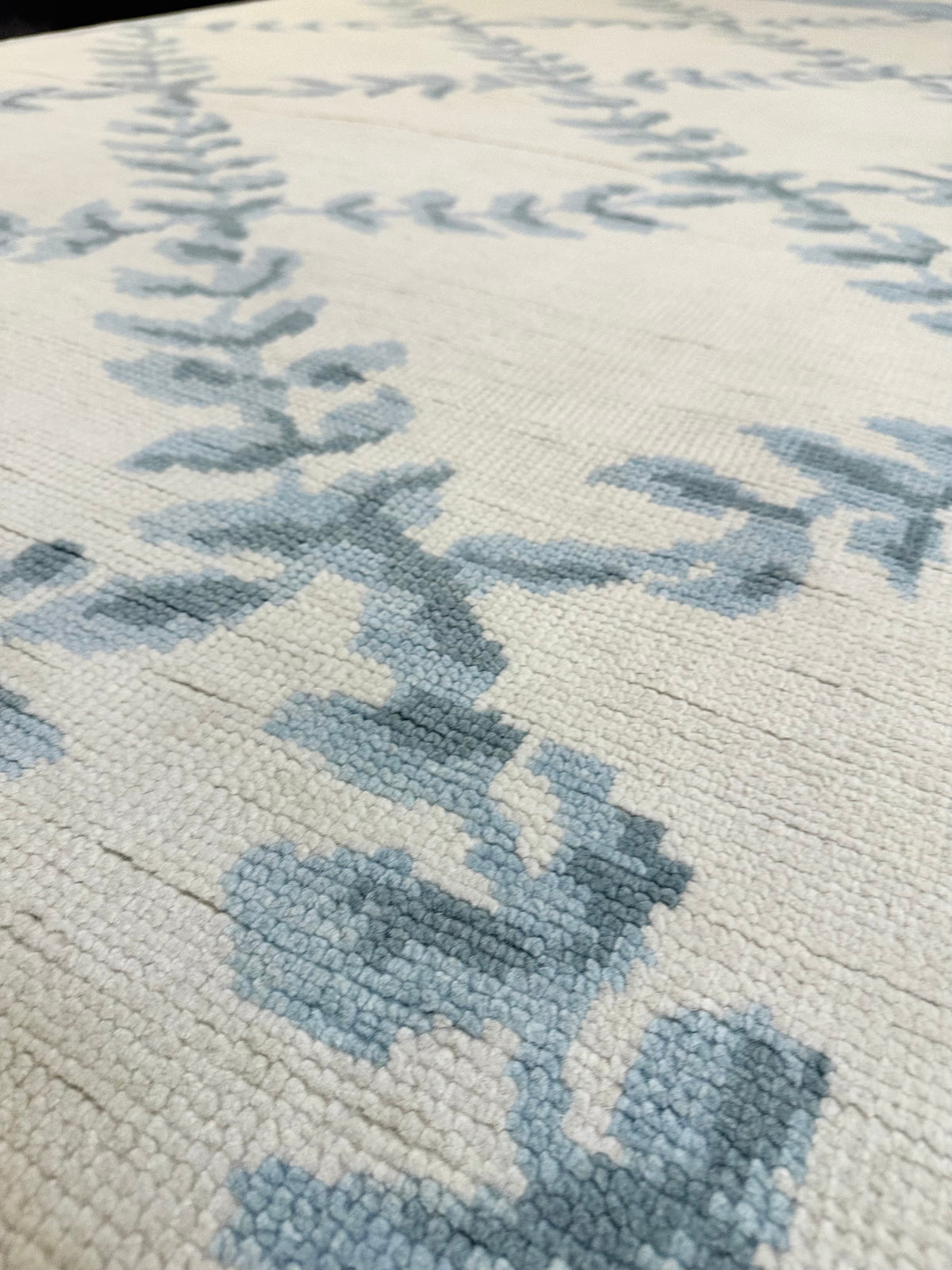 Laurel Canyon Blue Hand-Knotted Wool Rug