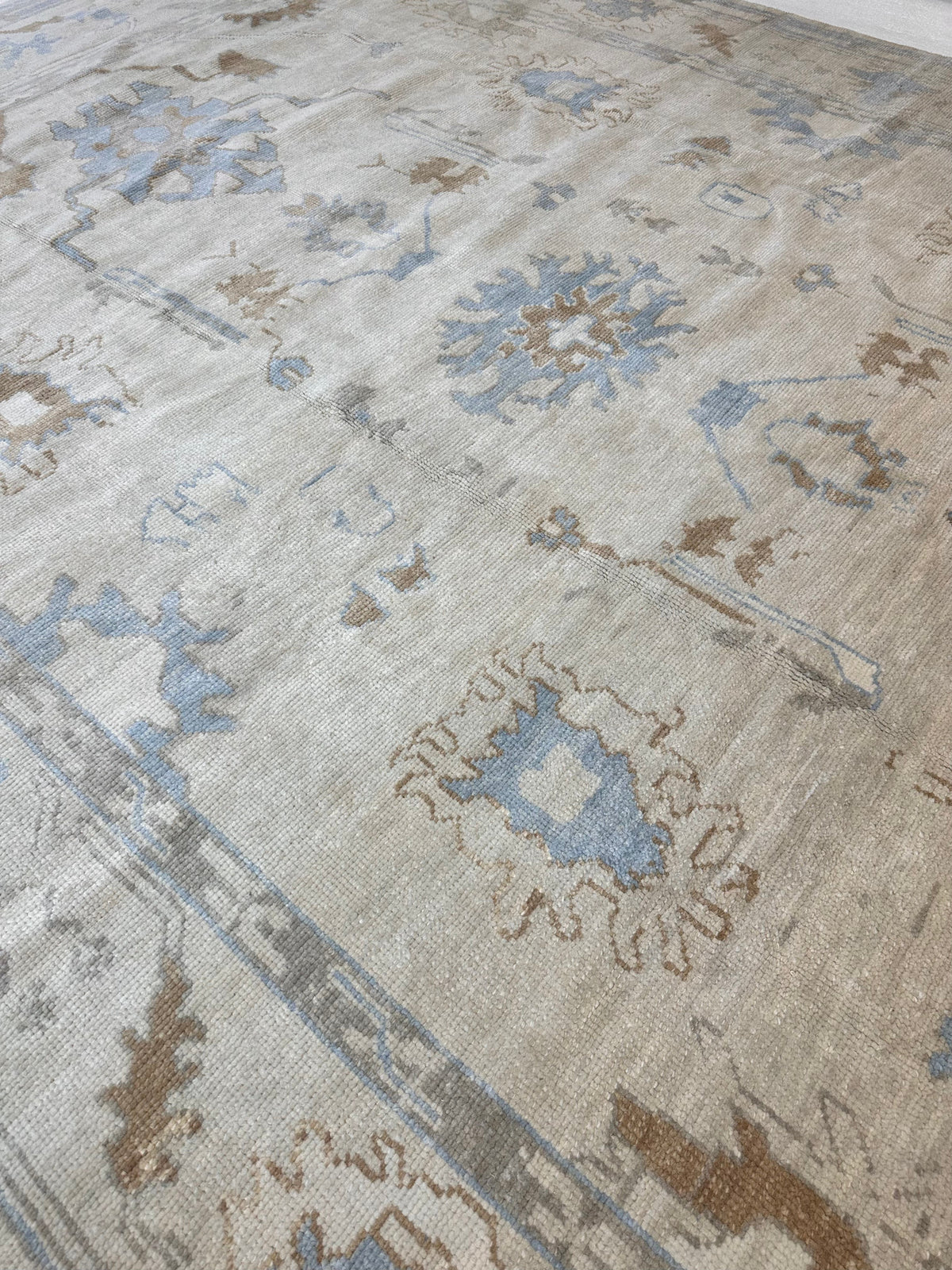 Edith Sepia Turkish Oushak Rug