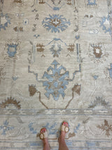 Edith Sepia Turkish Oushak Rug