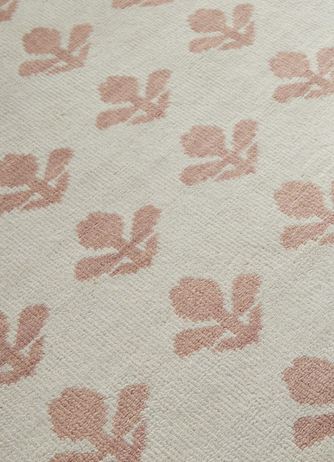 Florence Pink Hand-Knotted Wool Rug