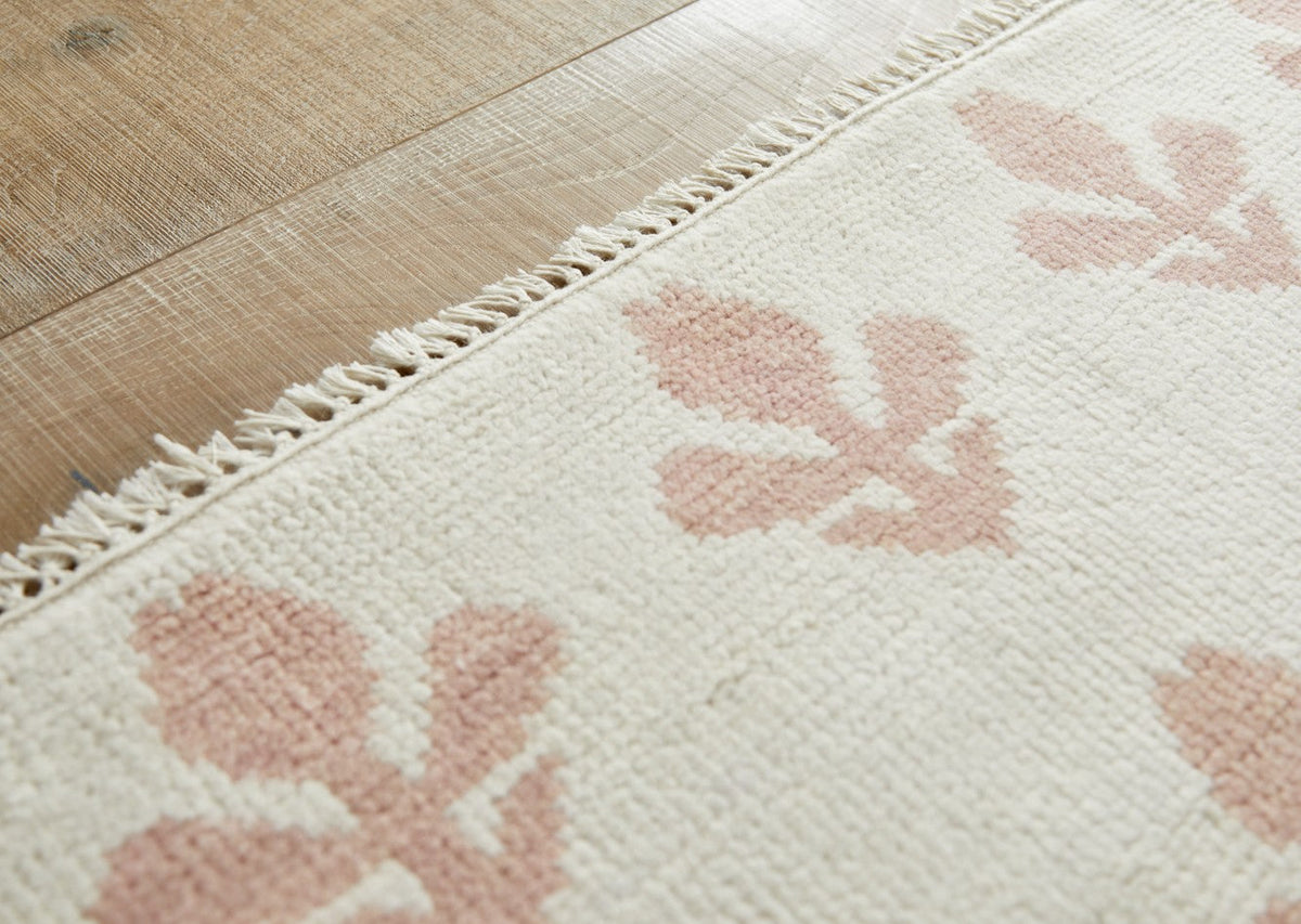 Florence Pink Hand-Knotted Wool Rug
