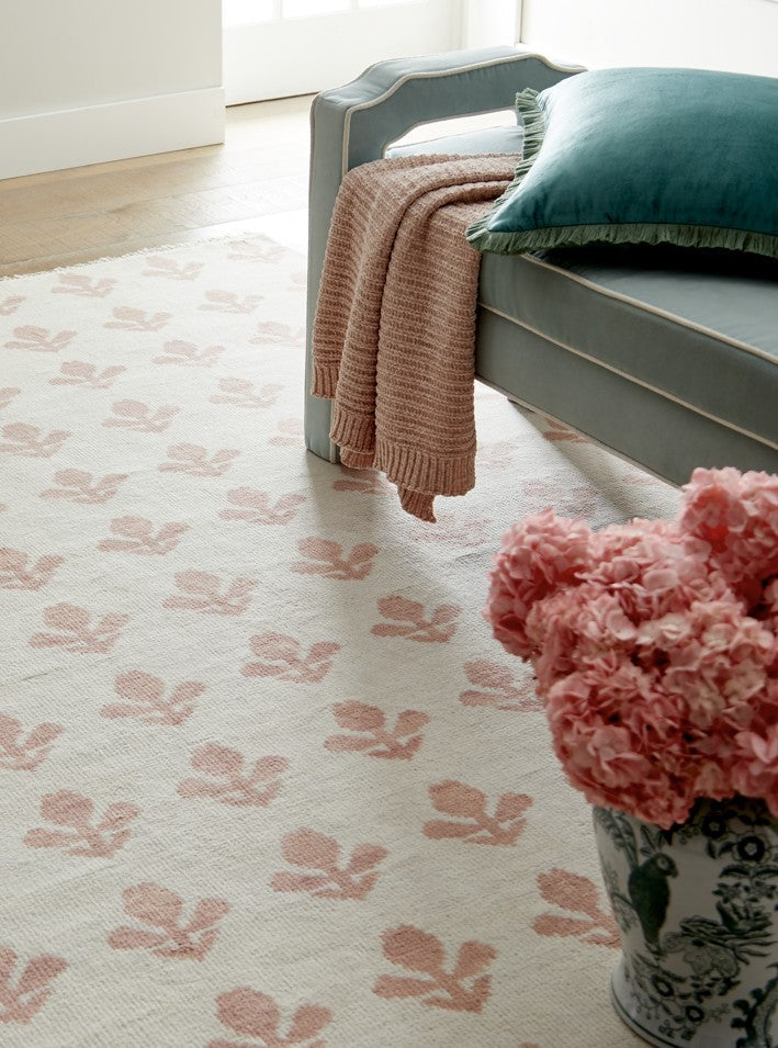 Florence Pink Hand-Knotted Wool Rug