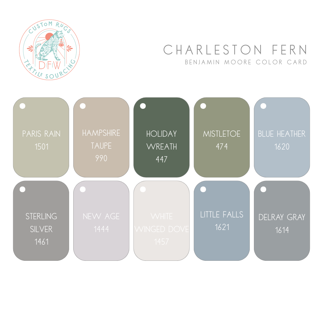 Charleston Fern Modern Oushak