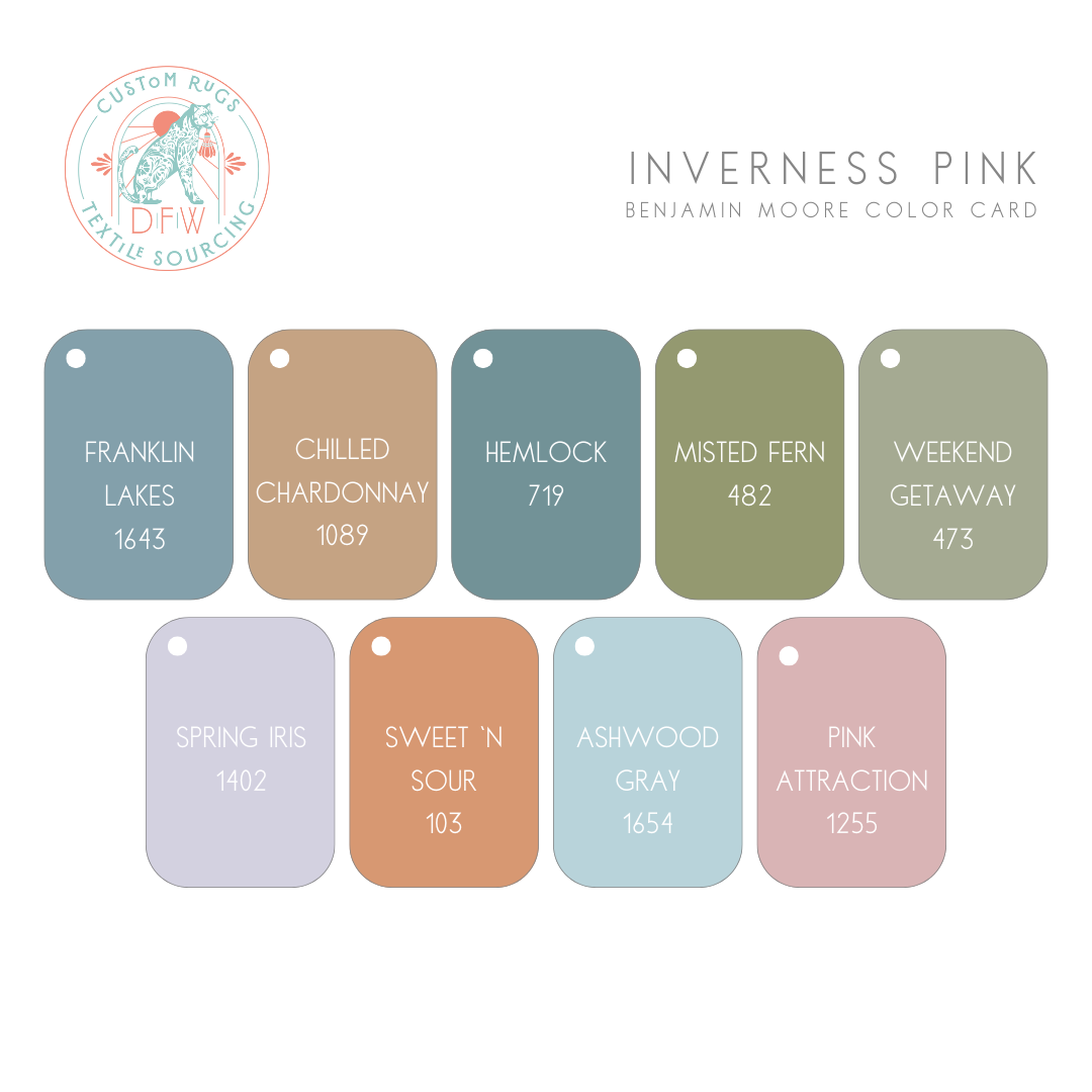 Inverness Pink Modern Oushak