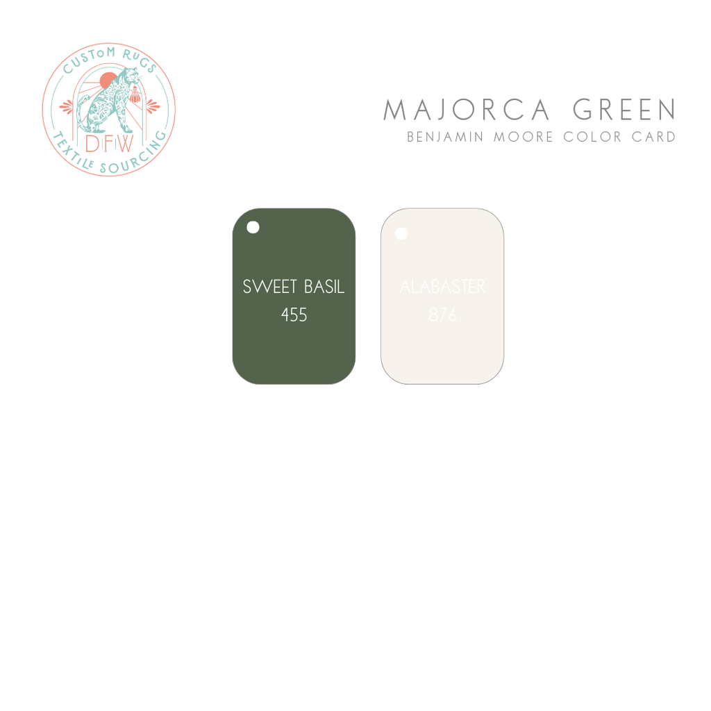 Majorca Green Hand-Knotted Wool Rug