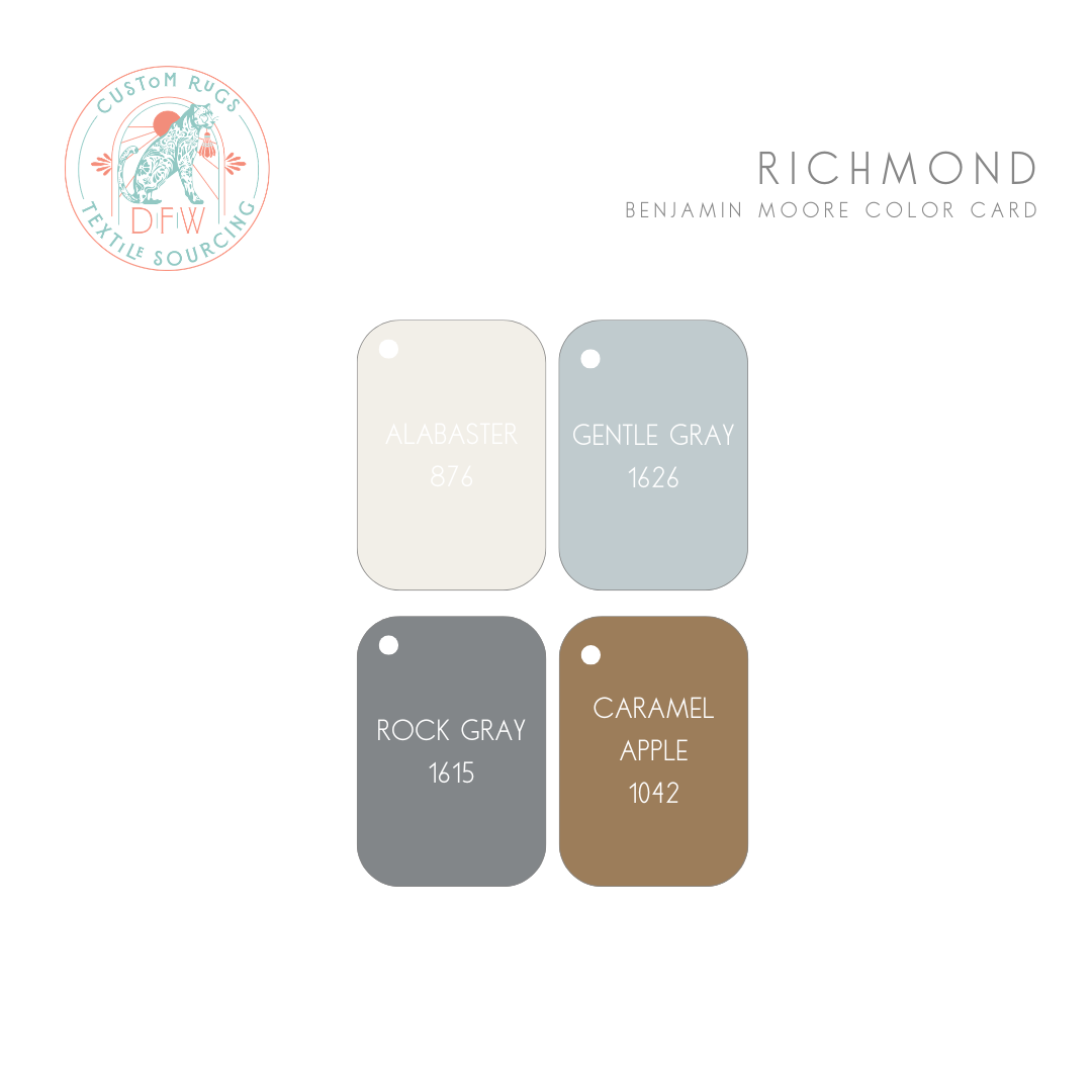 Richmond Blue Modern Oushak