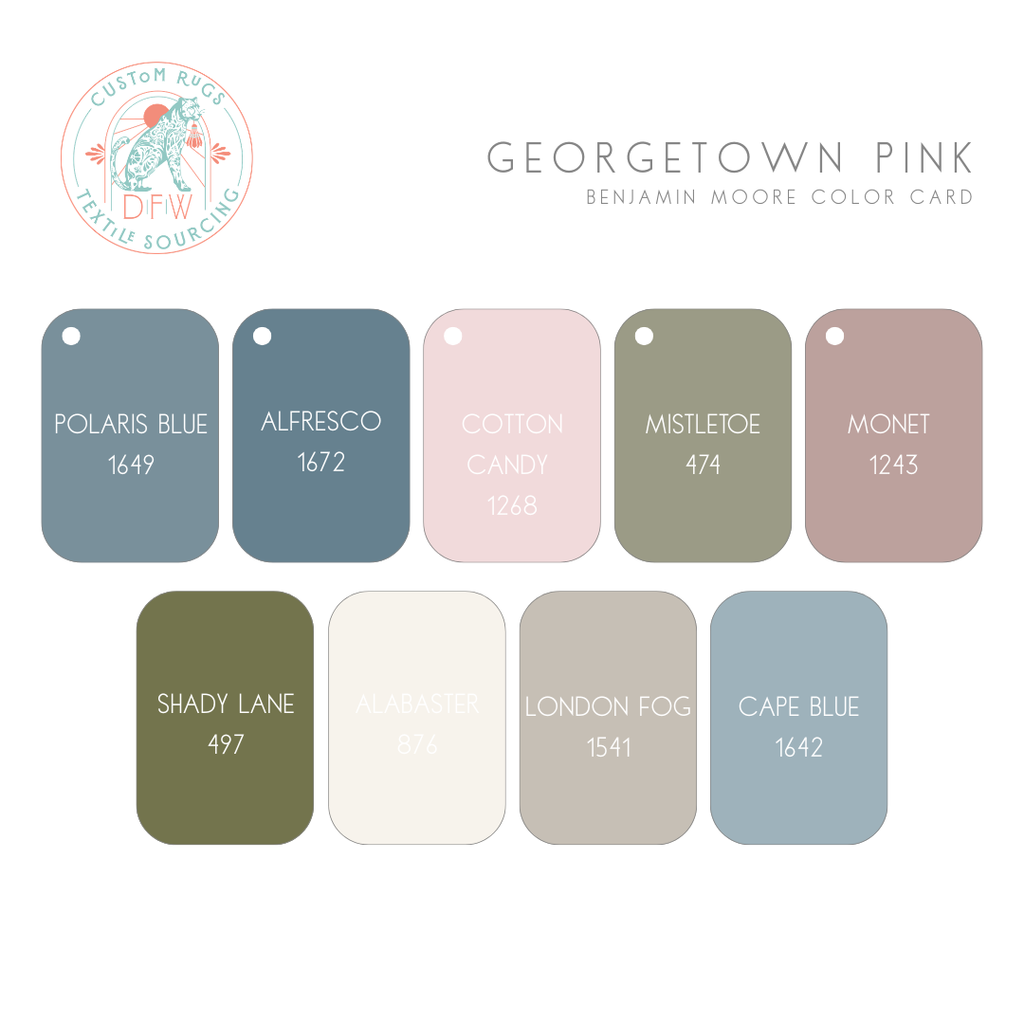 Georgetown Pink Modern Oushak