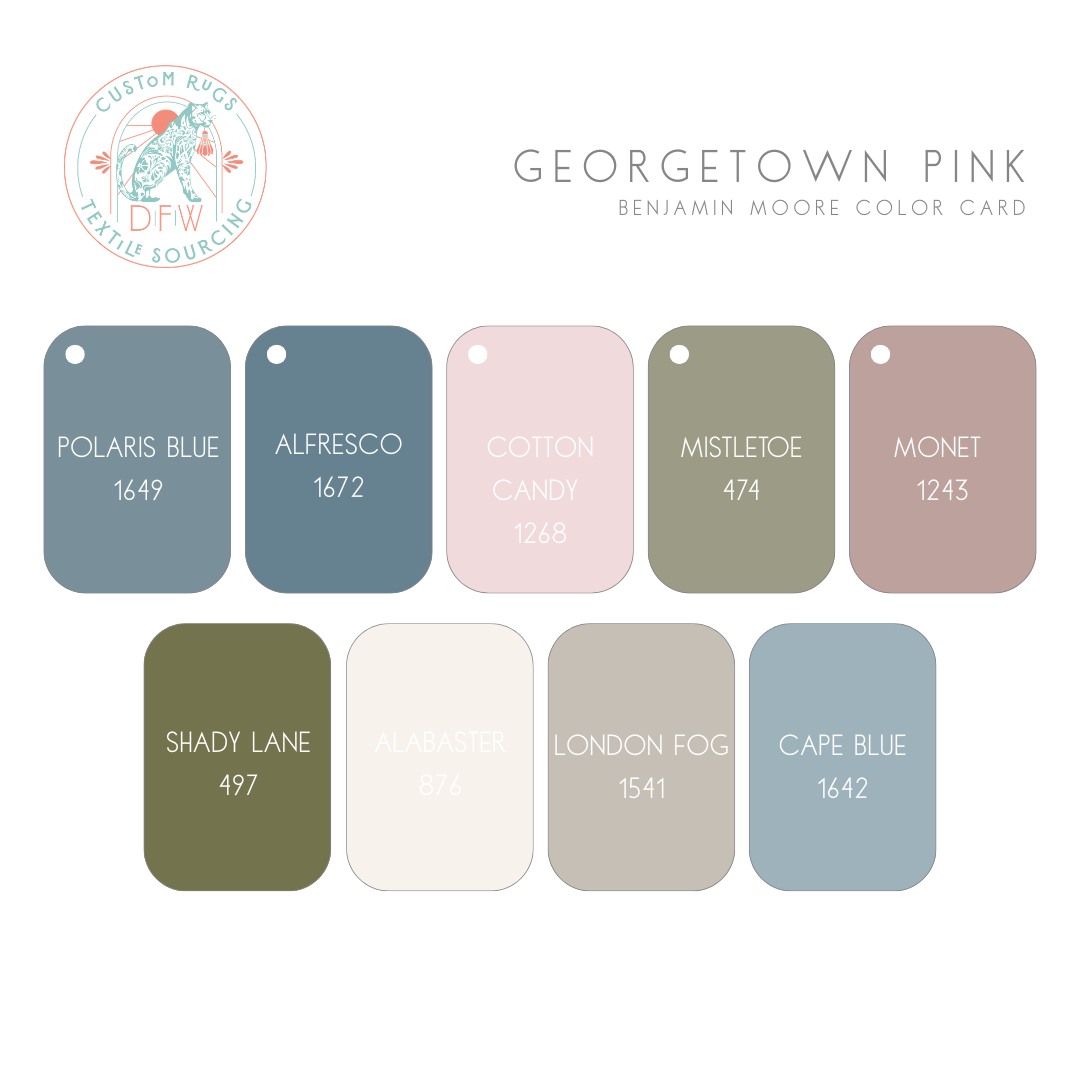 Georgetown Pink Modern Oushak