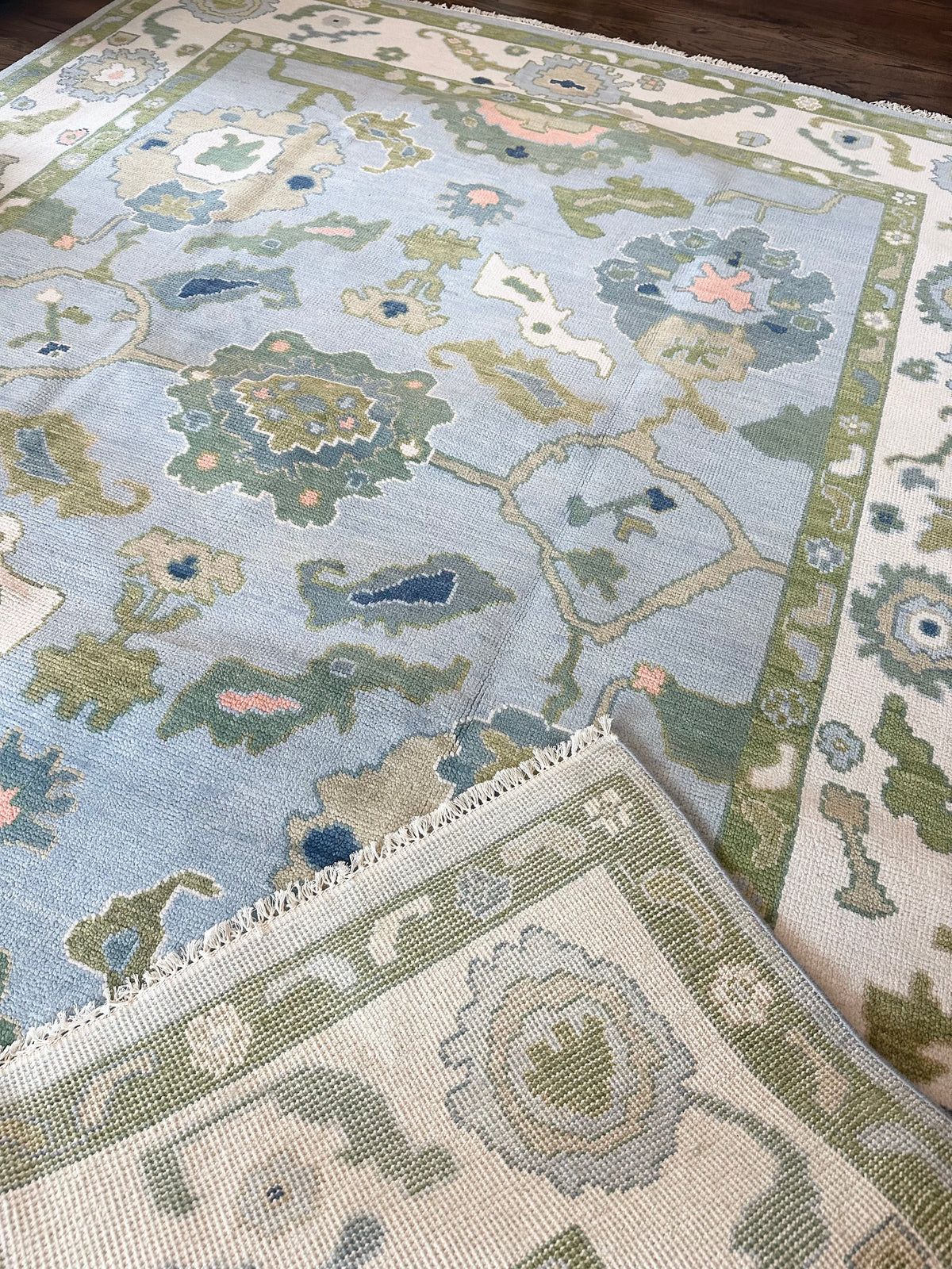 Augusta Blue Modern Oushak
