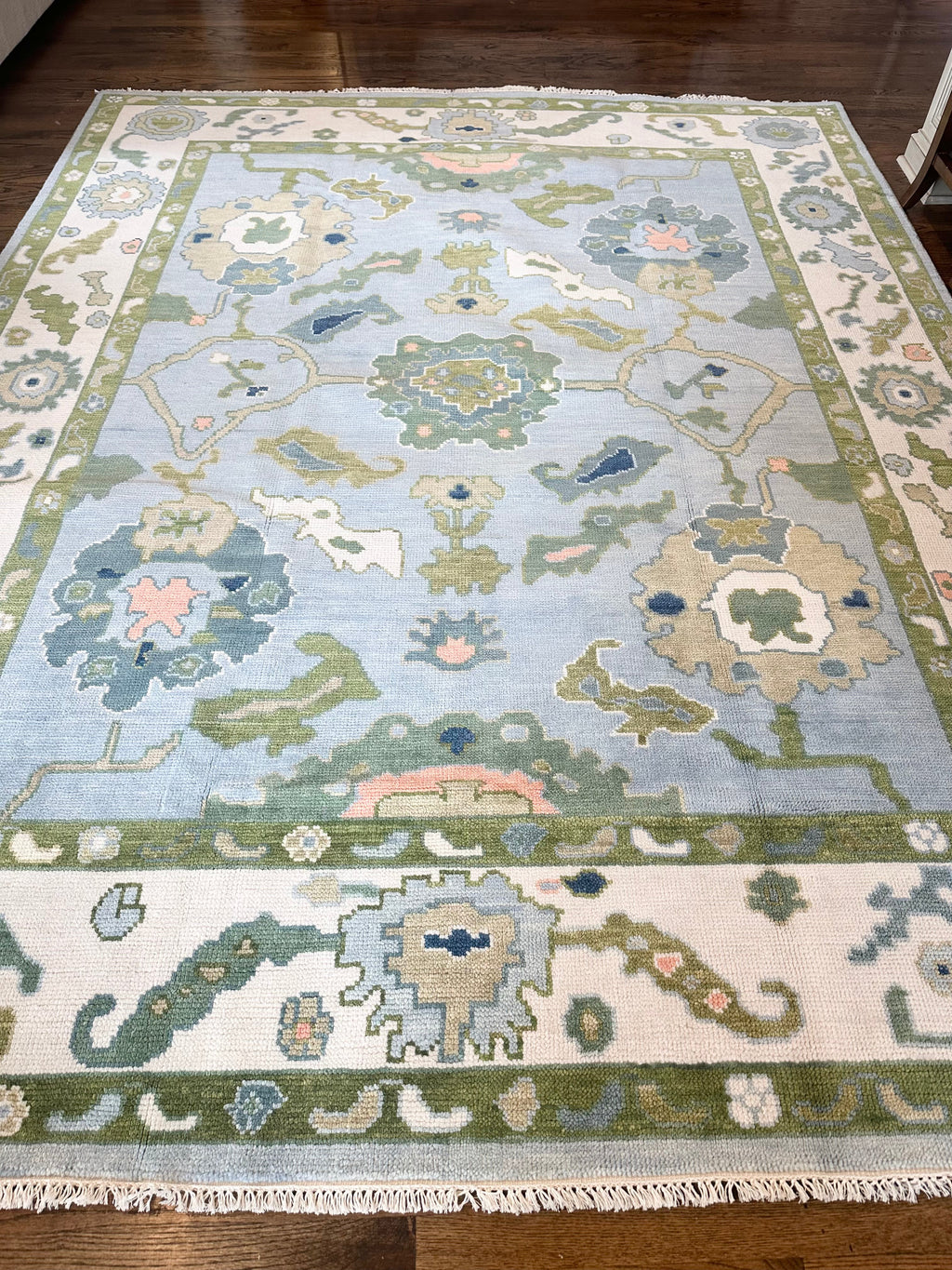Augusta Blue Modern Oushak