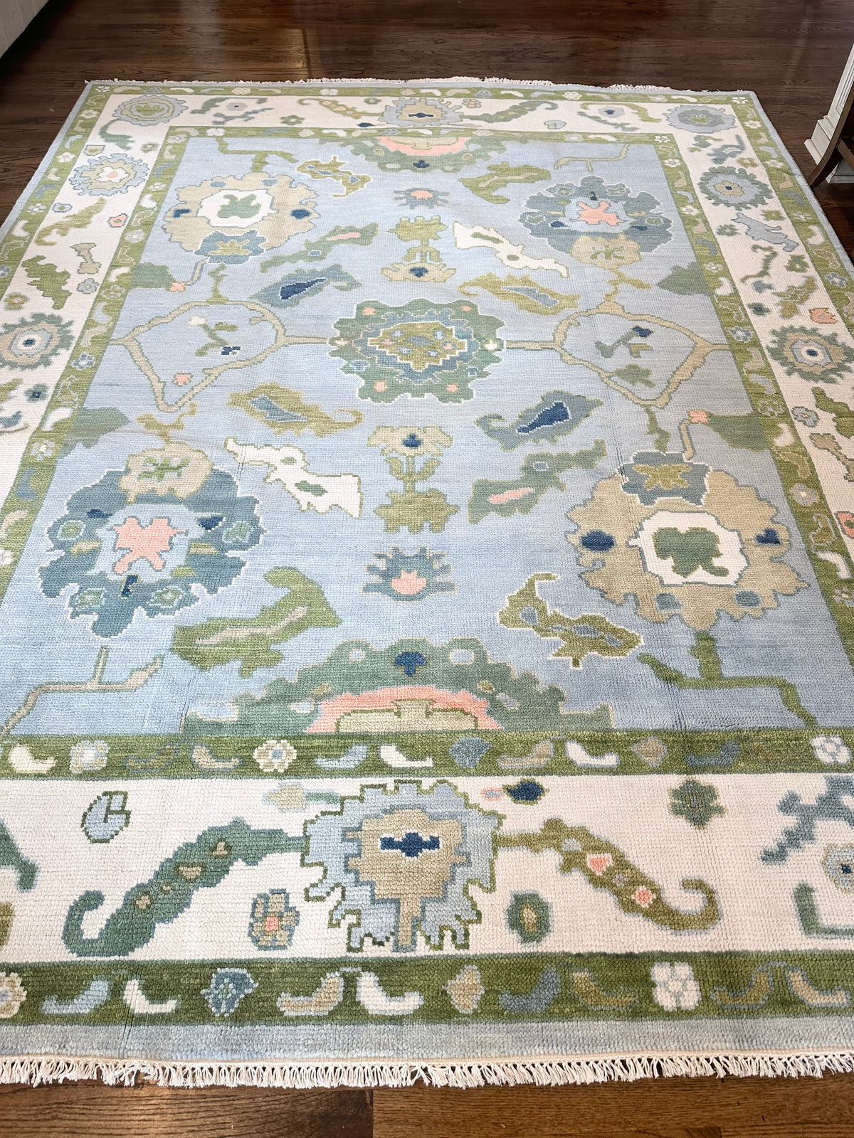 Augusta Blue Modern Oushak