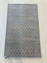 Ella Blue Modern Oushak rug, light blue — hand-knotted wool area rug (view 14)