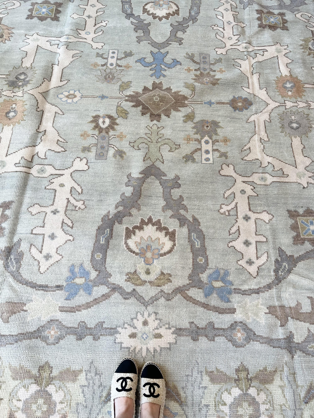Highlands Blue Modern Oushak