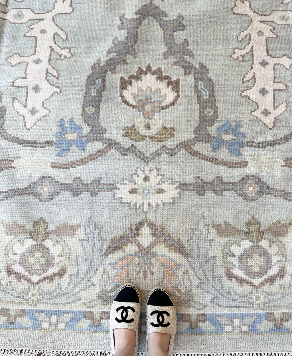 Highlands Blue Modern Oushak