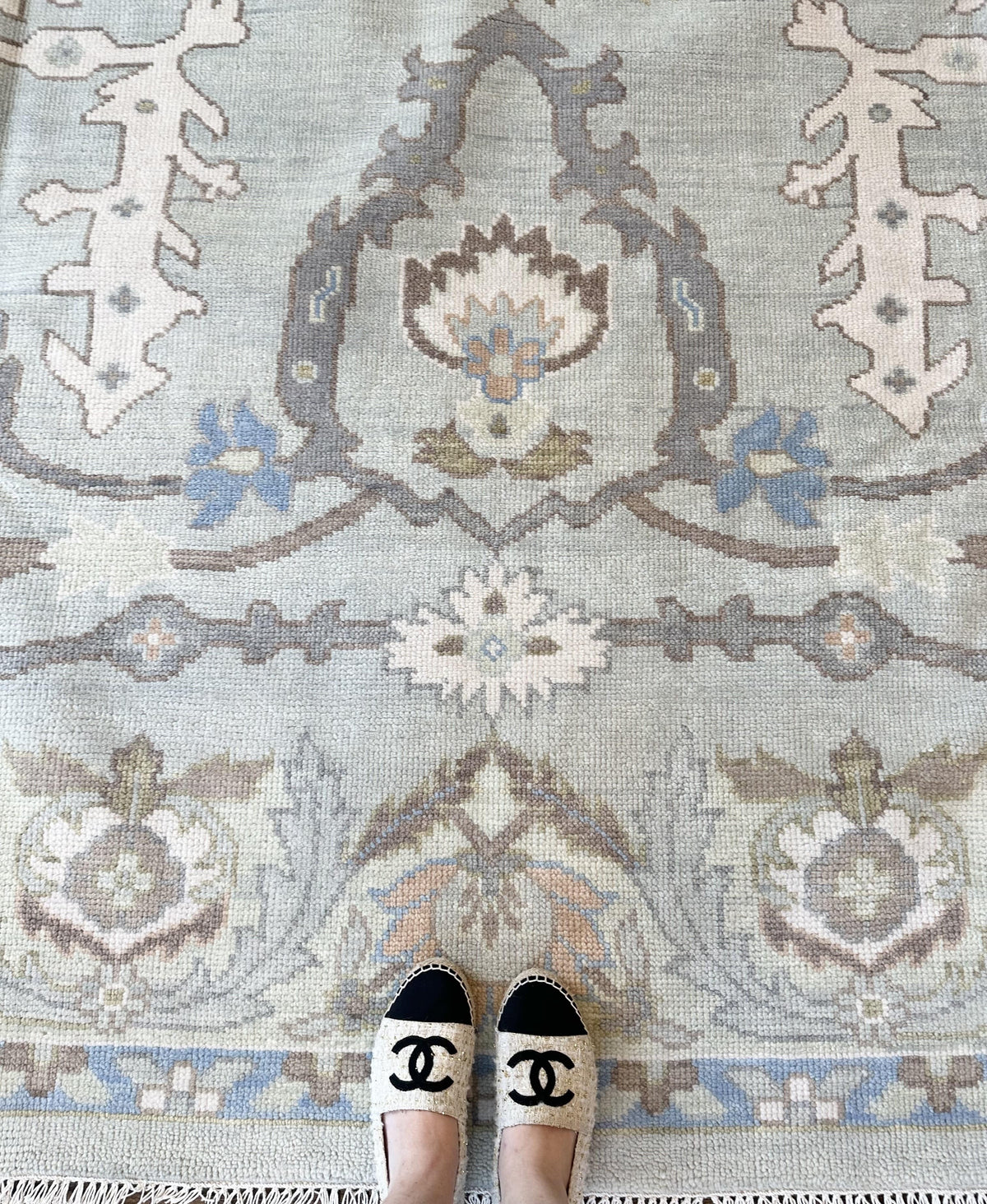 Highlands Blue Modern Oushak