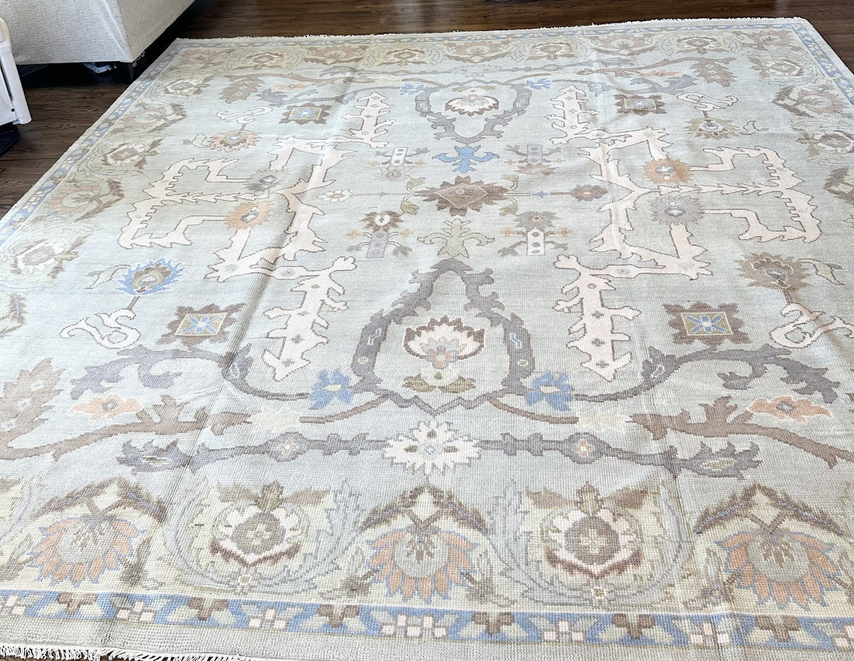 Highlands Blue Modern Oushak