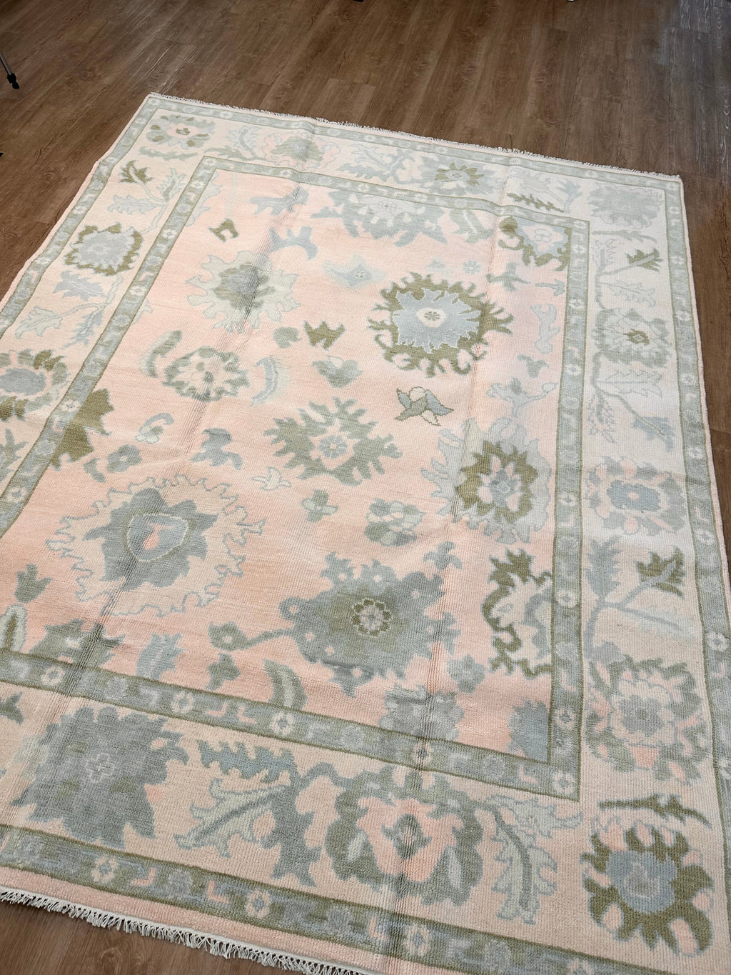 Lisse Pink Modern Oushak