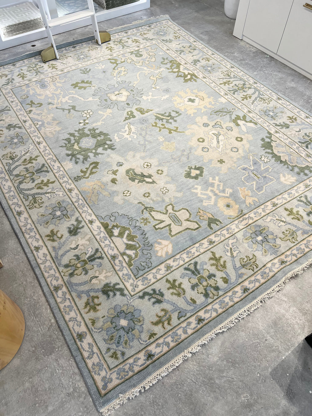 Rio Blue Modern Oushak