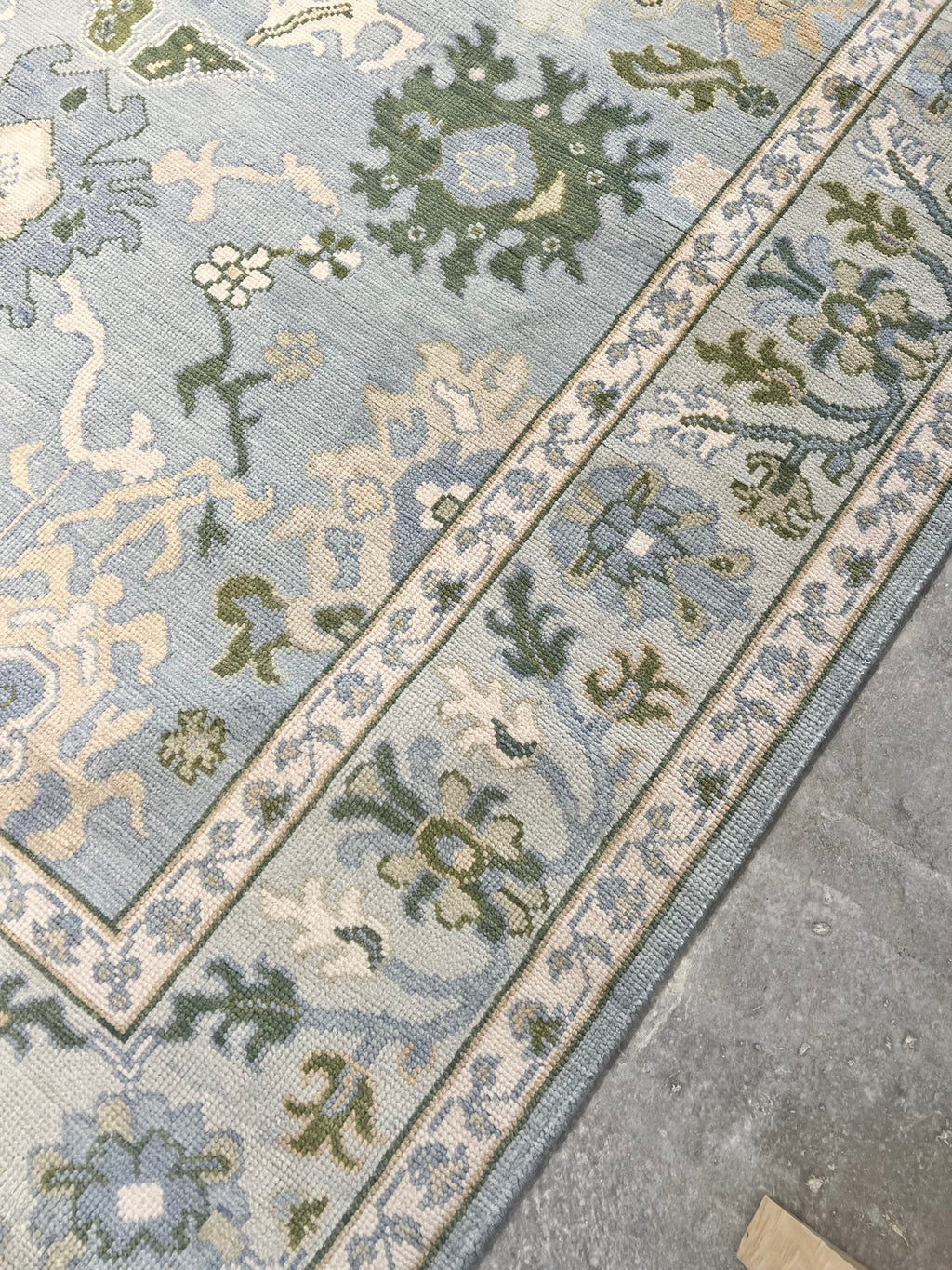 Rio Blue Modern Oushak