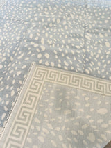Alexandria Blue Hand-Knotted Wool Rug