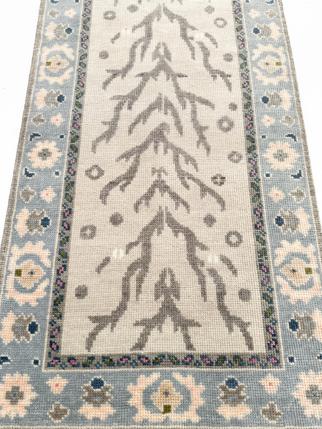 Lhasa Blue Hand-Knotted Wool Rug