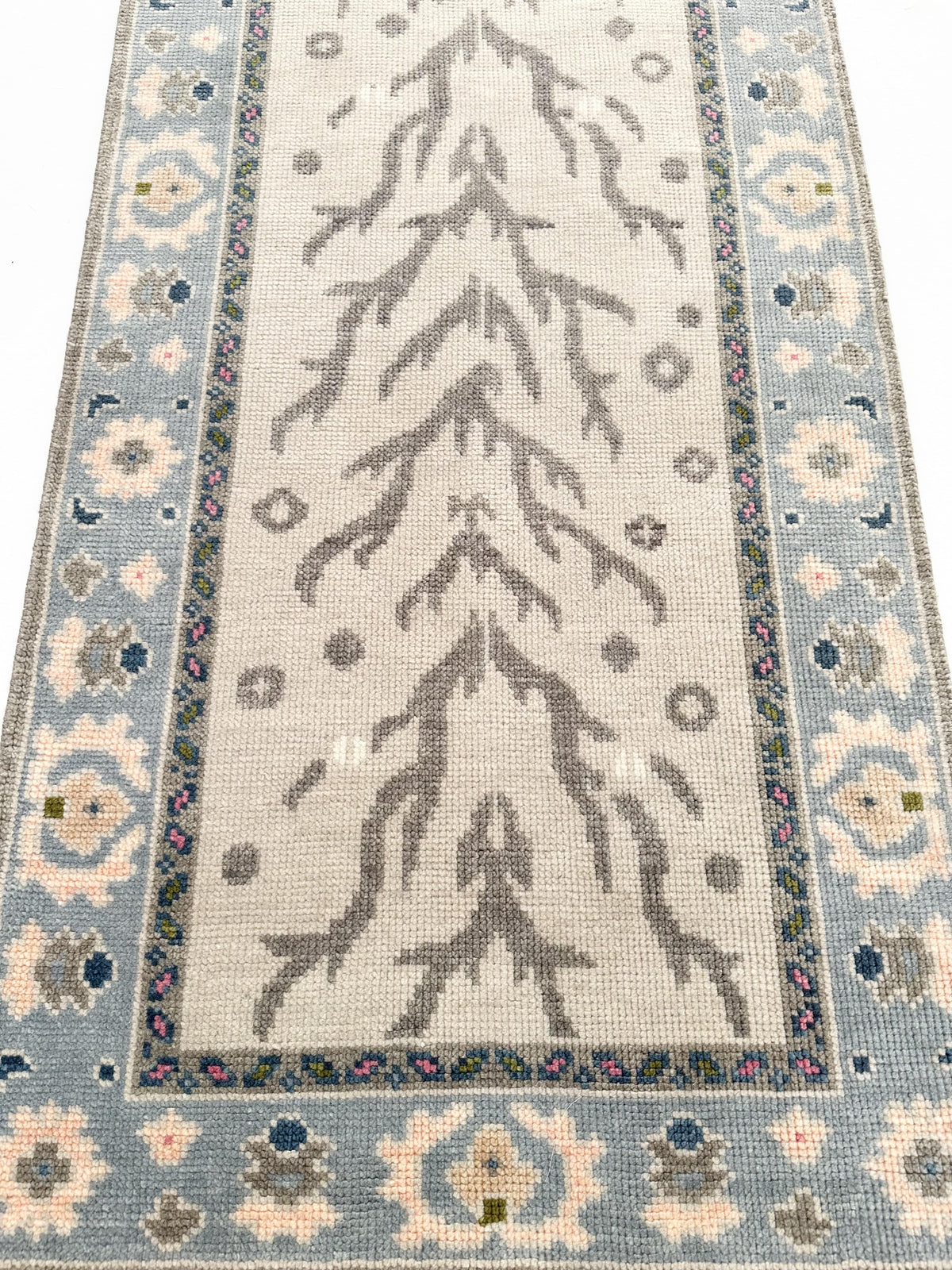 Lhasa Blue Hand-Knotted Wool Rug