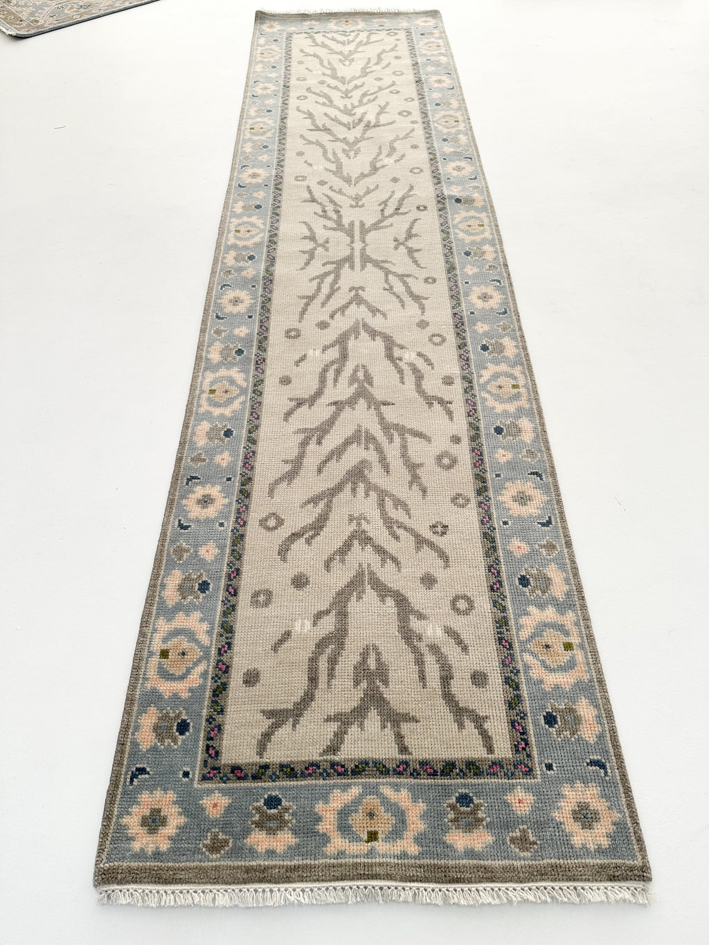 Lhasa Blue Hand-Knotted Wool Rug