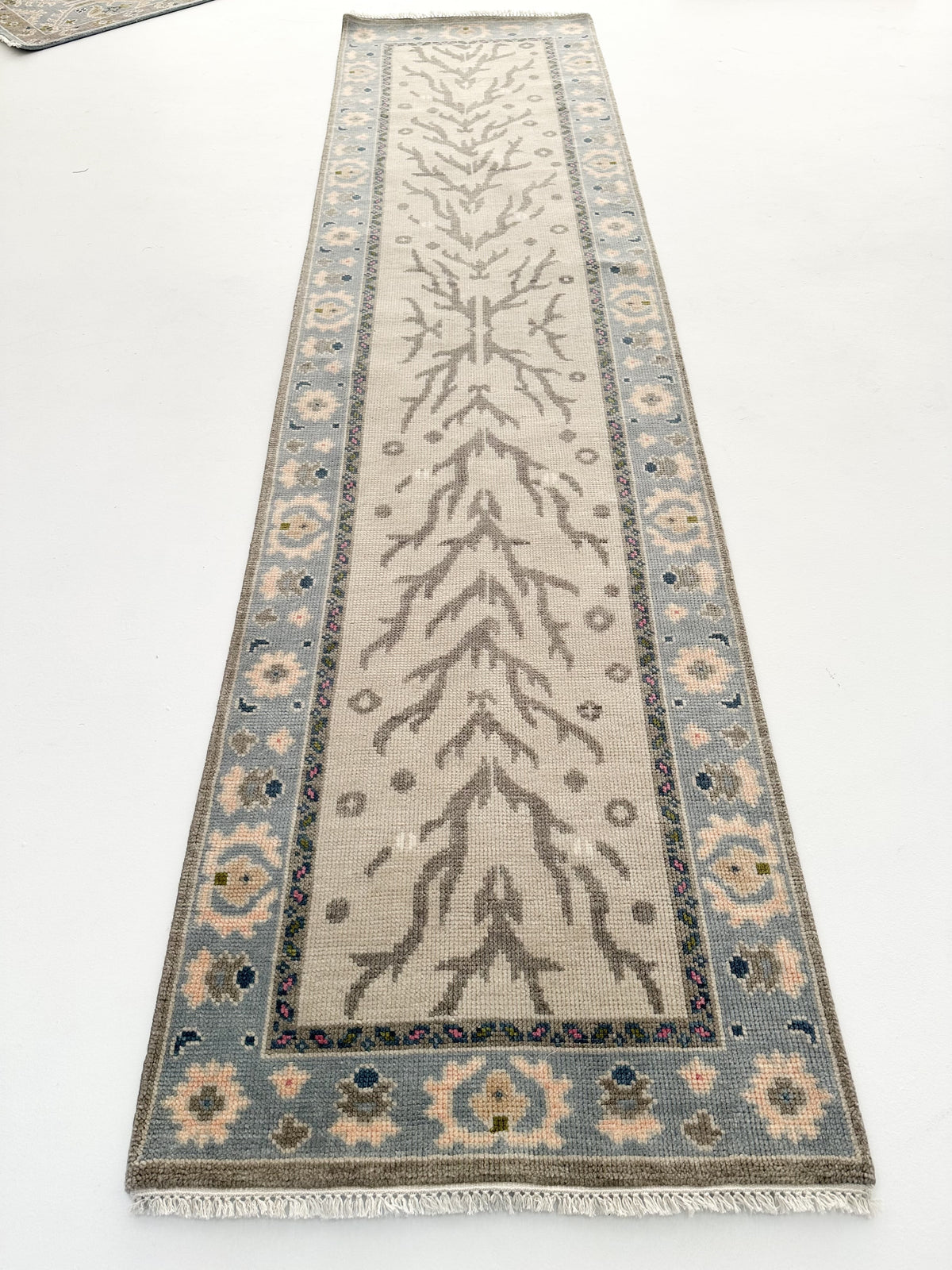 Lhasa Blue Hand-Knotted Wool Rug