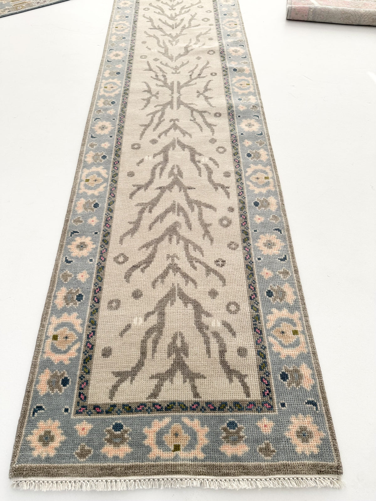Lhasa Blue Hand-Knotted Wool Rug