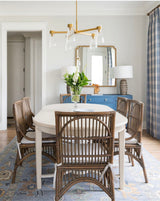 Mae Blue Modern Oushak Rug
