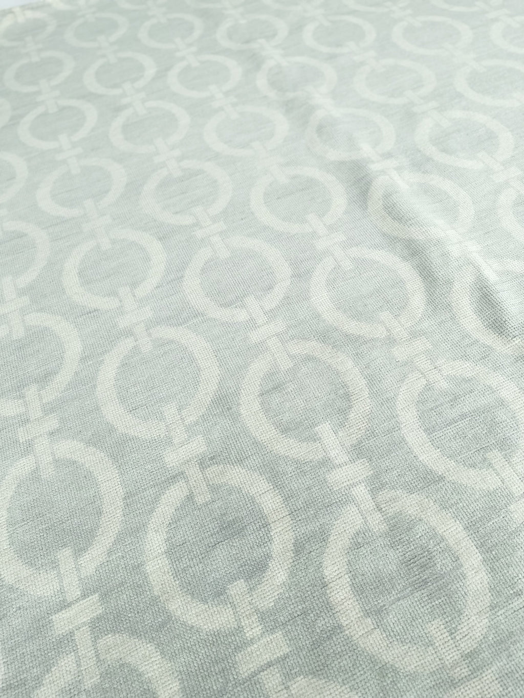 Majorca Blue Hand-Knotted Wool Rug