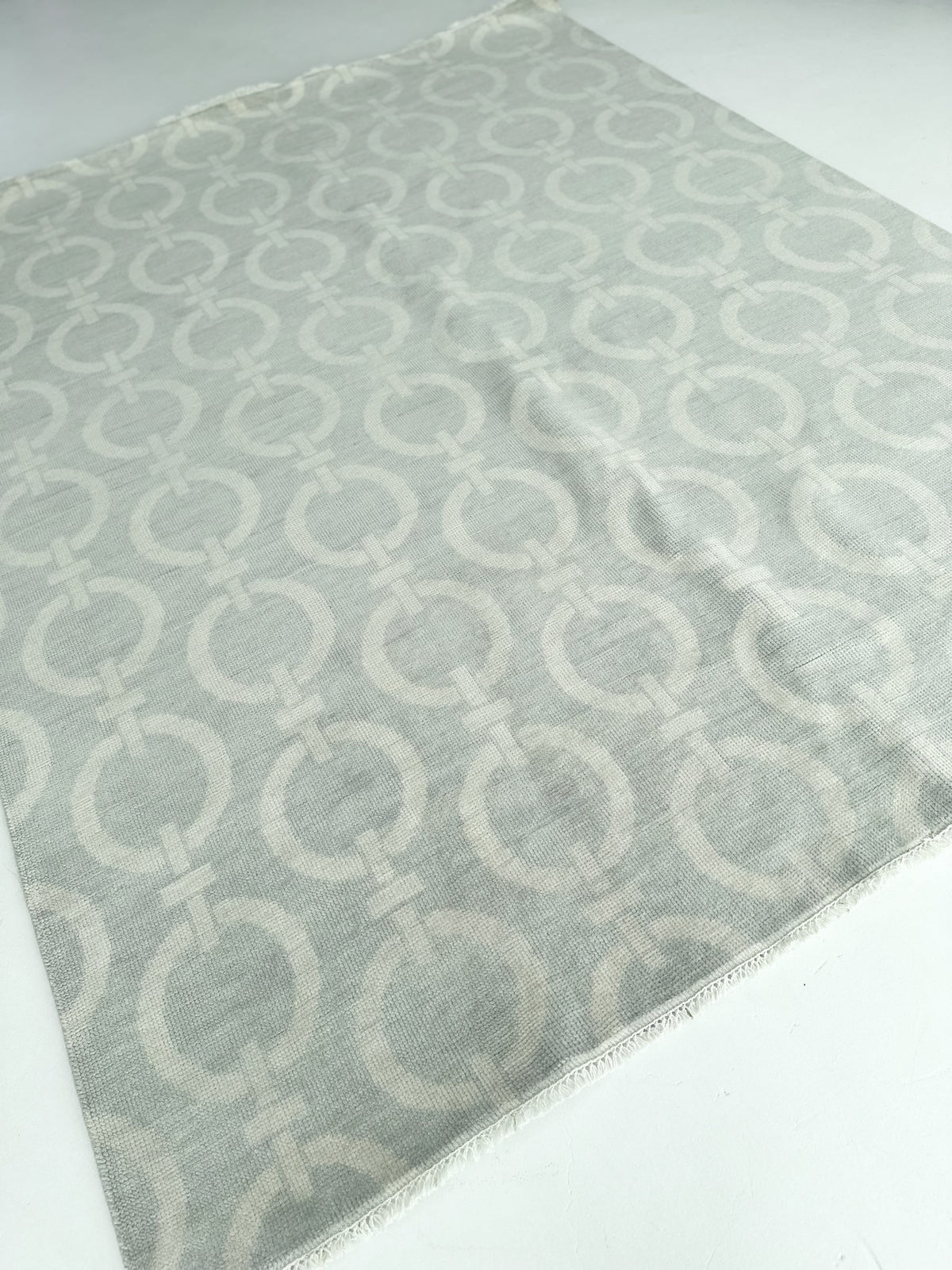 Majorca Blue Hand-Knotted Wool Rug