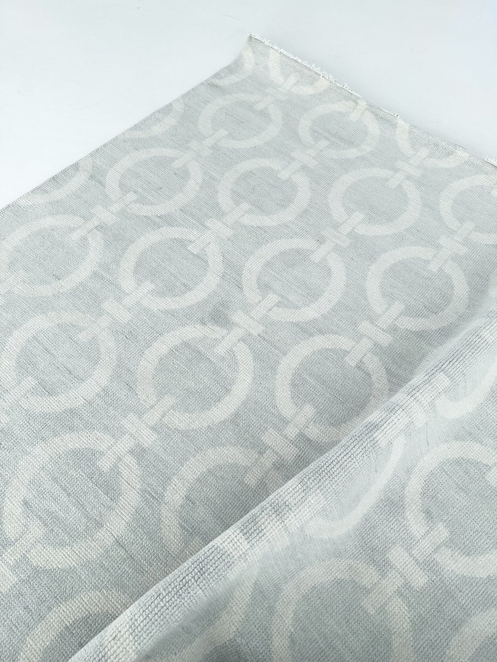 Majorca Blue Hand-Knotted Wool Rug