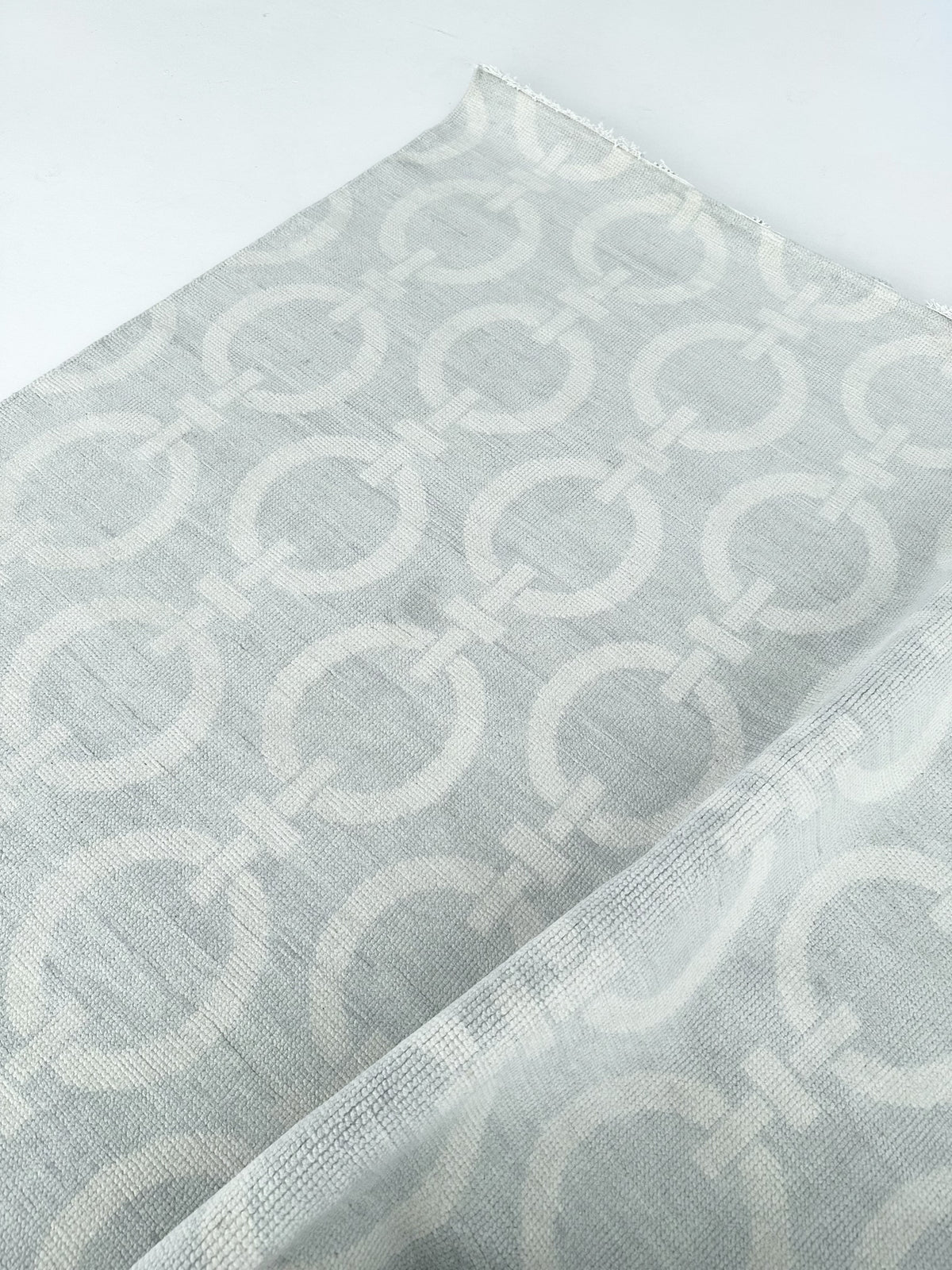Majorca Blue Hand-Knotted Wool Rug