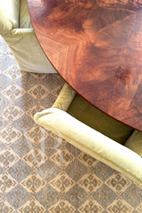 Martha Blue and Green Turkish Oushak Rug