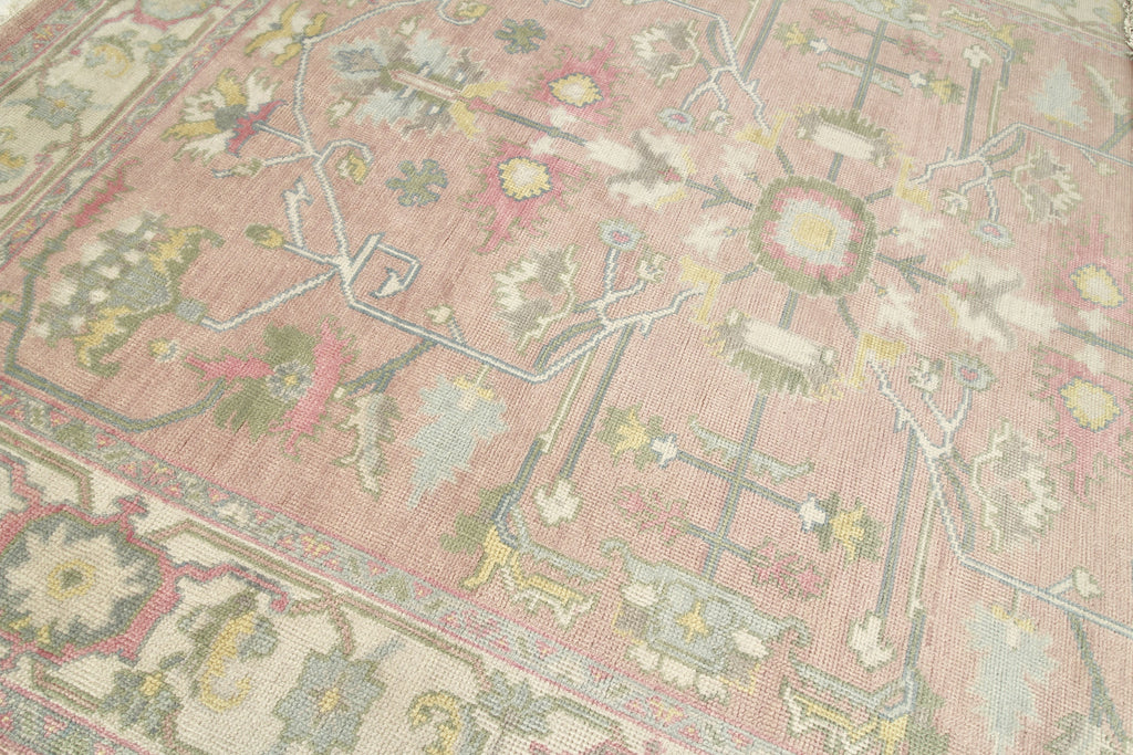 Monaco Pink Modern Oushak