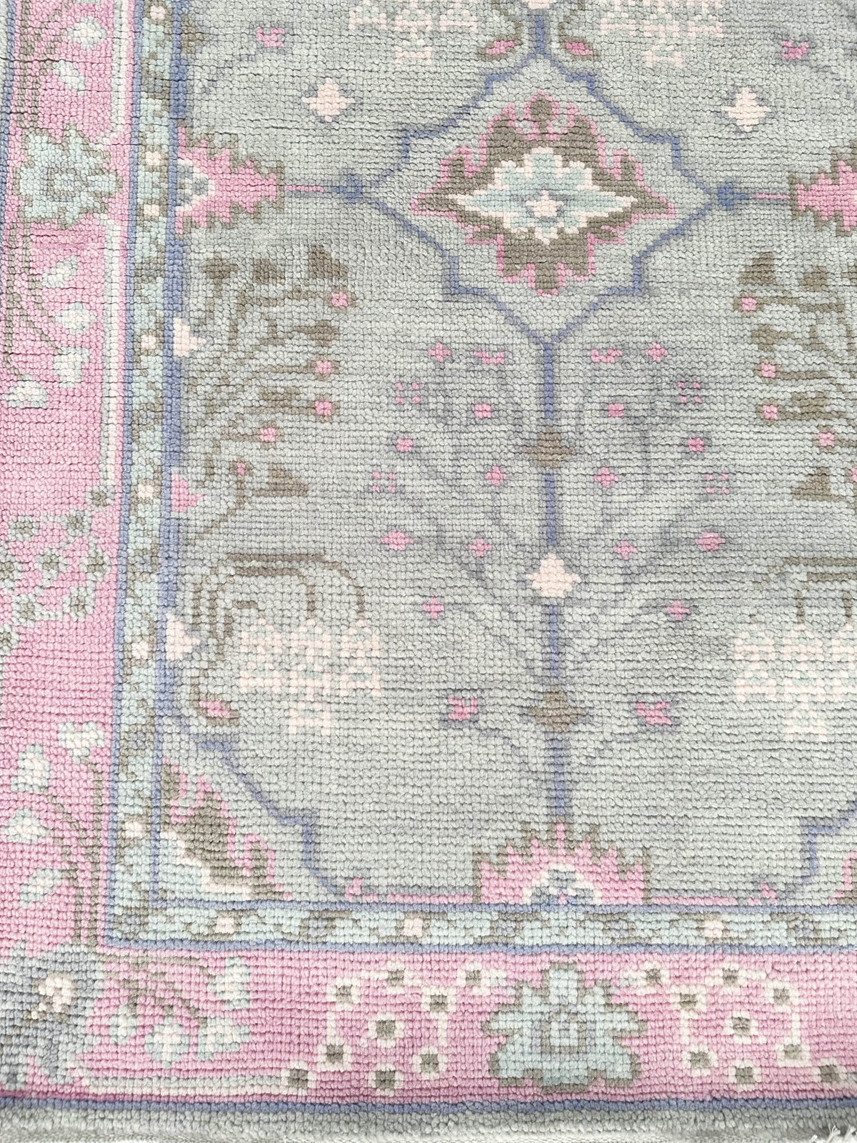 Naples Pink Modern Oushak