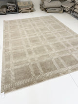 Allie Neutral Modern Oushak Rug