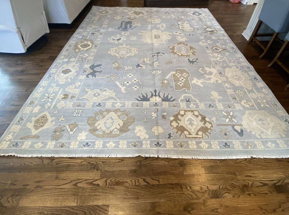 Oxford Blue Modern Oushak